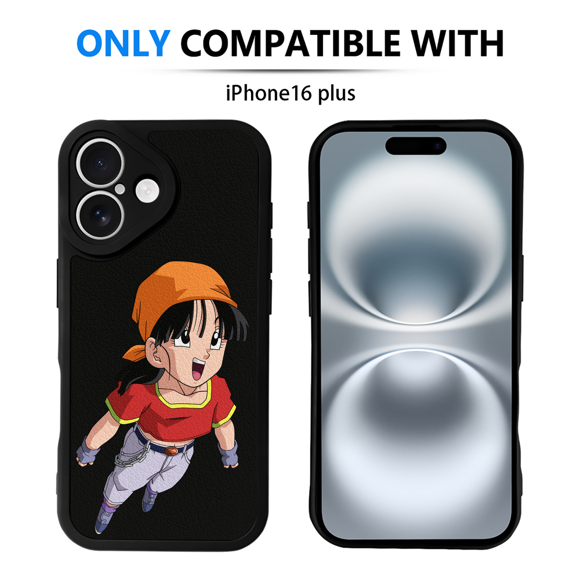 （画像用） ドラゴンボール パン DRAGON BALL Pan 【iPhone 16シリーズ対応】シリコンスマホケース（レザー調） 材質：シリコン